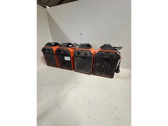 4x heater eurom, ek delta 2000, oranje - afbeelding 1 van  4