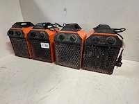 4x heater eurom, ek delta 2000, oranje - afbeelding 1 van  4