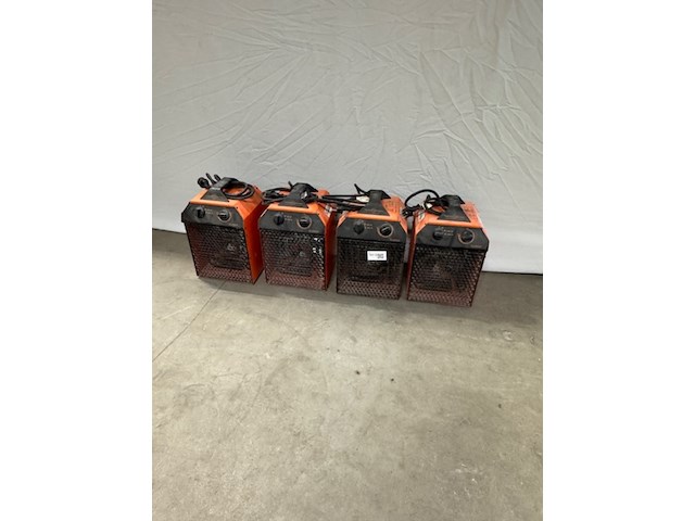 4x heater eurom, ek delta 3000, oranje - afbeelding 1 van  3