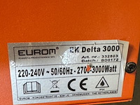 4x heater eurom, ek delta 3000, oranje - afbeelding 3 van  3