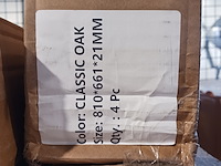 4x hexagon wandpaneel 60x80 eik, 2025 - afbeelding 4 van  5