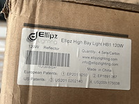 4x high bay light hb1 120w met industriële kap ellipz lighting - afbeelding 2 van  6