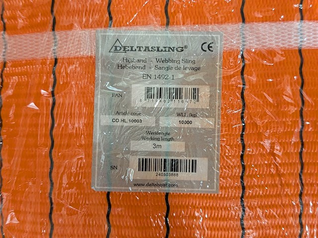 4x hijsband, deltasling, 10 t. - afbeelding 3 van  7