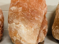 4x himalaya zoutlampen met houten voet - afbeelding 2 van  7