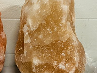 4x himalaya zoutlampen met houten voet - afbeelding 3 van  7