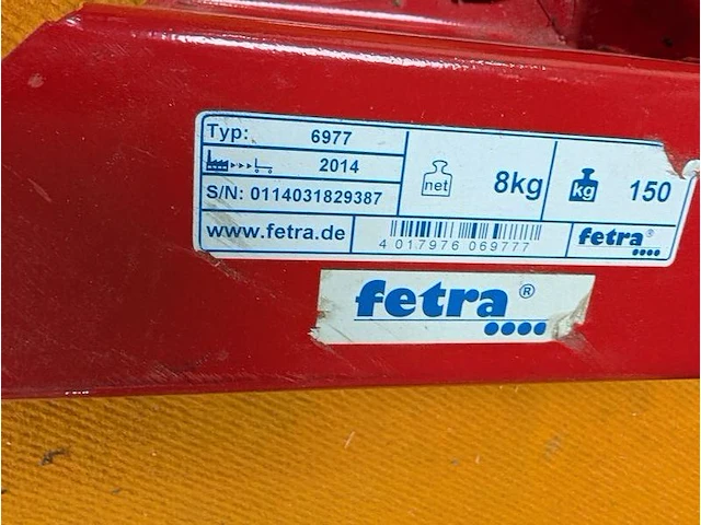 4x hoekroller fetra, 6977, bouwjaar 2014 - afbeelding 5 van  5