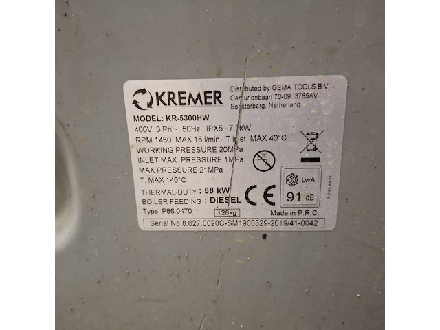 4x hogedrukreiniger karcher en kremer - afbeelding 5 van  24