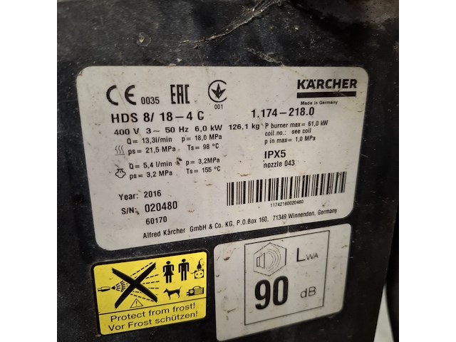 4x hogedrukreiniger karcher en kremer - afbeelding 11 van  24