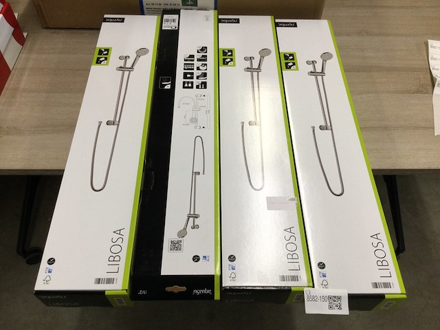 4x hoofddouche + glijstang, aquasu, libosa - afbeelding 1 van  3