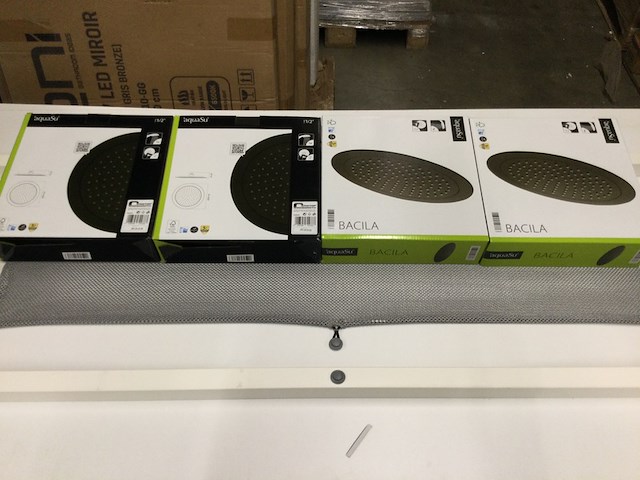 4x hoofddouchekop rond, aqua su, bacila - afbeelding 1 van  4