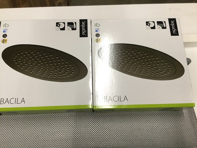 4x hoofddouchekop rond, aqua su, bacila - afbeelding 3 van  4