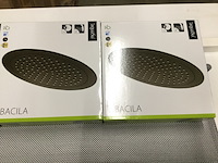 4x hoofddouchekop rond, aqua su, bacila - afbeelding 3 van  4