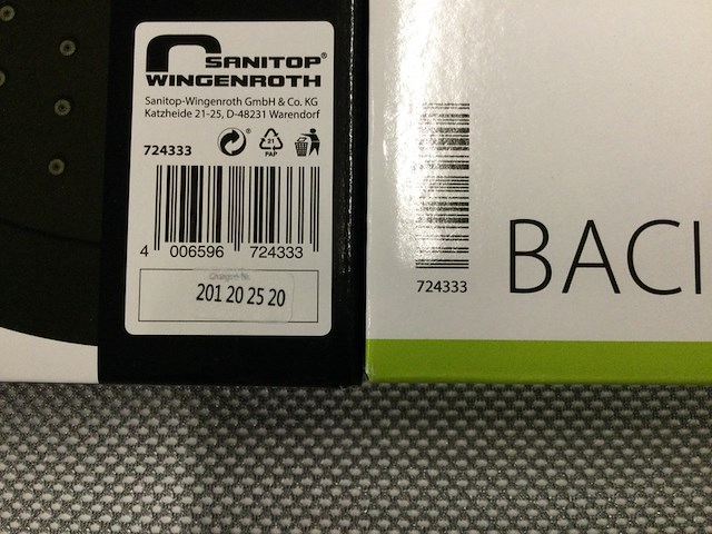4x hoofddouchekop rond, aqua su, bacila - afbeelding 4 van  4