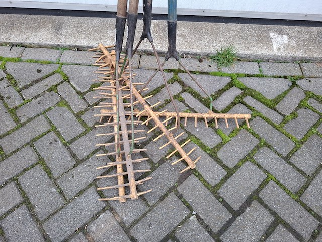 4x hooi/gras hark - afbeelding 2 van  3