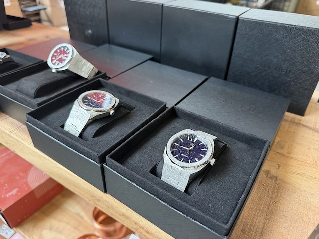 4x horloge paul rich frosted pr88 - afbeelding 3 van  5