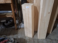 4x houten balk - afbeelding 2 van  4