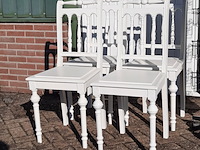 4x houten eetkamerstoel - afbeelding 2 van  4