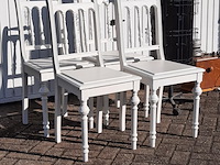 4x houten eetkamerstoel - afbeelding 3 van  4