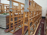 4x houten glasbok - afbeelding 1 van  3