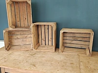 4x houten krat