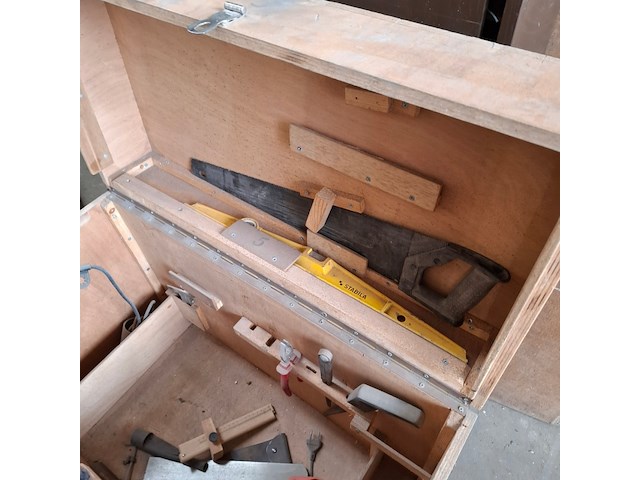 4x houten transportkist met inhoud - afbeelding 2 van  14
