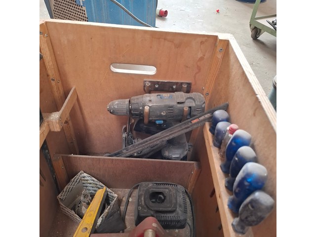 4x houten transportkist met inhoud - afbeelding 4 van  14