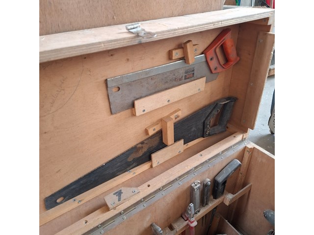 4x houten transportkist met inhoud - afbeelding 5 van  14