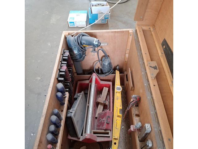 4x houten transportkist met inhoud - afbeelding 6 van  14