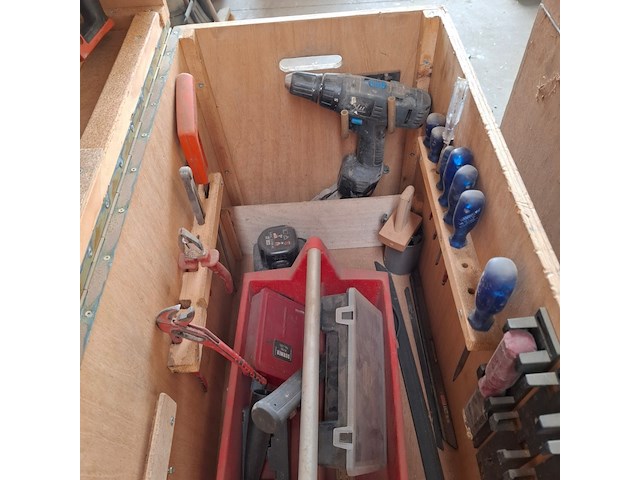 4x houten transportkist met inhoud - afbeelding 9 van  14