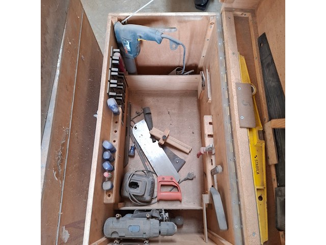 4x houten transportkist met inhoud - afbeelding 13 van  14