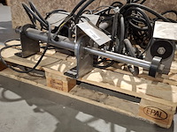 4x hydraulische cilinders, grijs / chroom - afbeelding 3 van  8