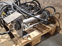 4x hydraulische cilinders, grijs / chroom - afbeelding 4 van  8