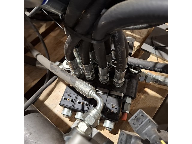 4x hydraulische cilinders, grijs / chroom - afbeelding 6 van  8