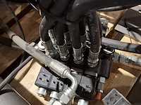 4x hydraulische cilinders, grijs / chroom - afbeelding 6 van  8