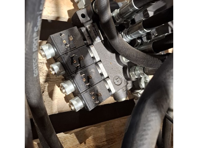 4x hydraulische cilinders, grijs / chroom - afbeelding 7 van  8