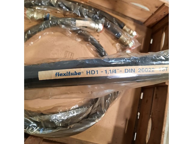 4x hydraulische slang, flexitube - afbeelding 5 van  6