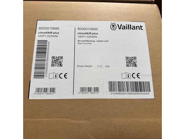 4x indoor unit, vaillant, vaip1-025wni - afbeelding 2 van  3
