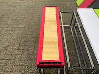 (4x) industriële bank - voorzien van vier gekleurde zittingen - afbeelding 7 van  16