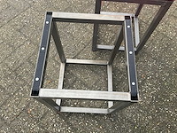 (4x) industriële kruk - voorzien van twee gekleurde zittingen - afbeelding 2 van  15