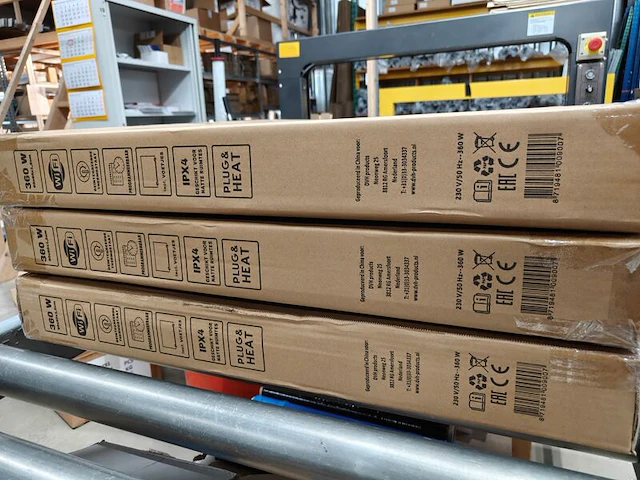 4x infrarood paneel 360 watt, vh, superia, wit, 2025 - afbeelding 9 van  9