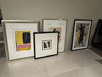 4x ingelijst kunstwerk - afbeelding 1 van  6
