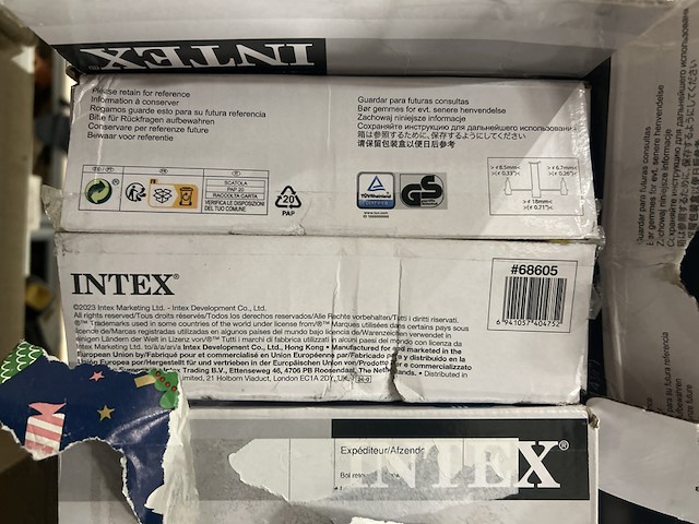 4x inhoud stellingvak diversen w.o. intex pompen - afbeelding 17 van  23