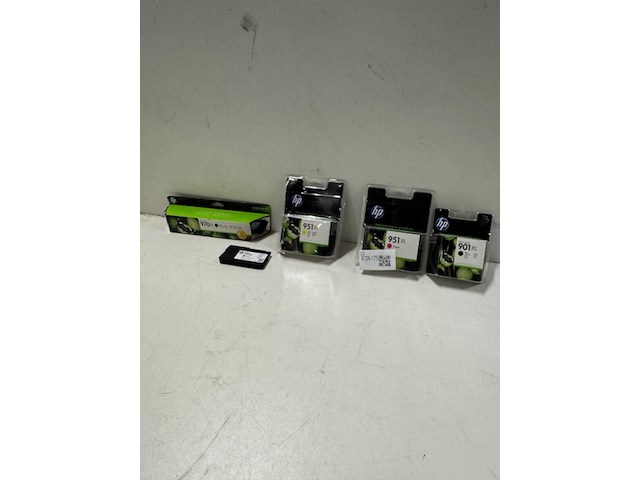 4x inkjet cartridges hp, 951xl, 901xl, 970xl en 951xl - afbeelding 1 van  6