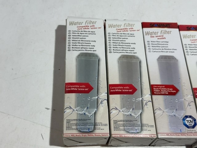 4x inschroefbaar waterfilter, scanpart, vervanger voor jura white - afbeelding 2 van  3