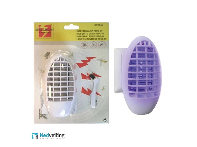 4x insectenlamp plug in 220v / 1,2 w - afbeelding 1 van  3