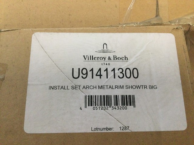4x installatieset douchevloer dragerset villeroy & boch, u91411300 - afbeelding 3 van  3