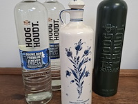 4x jubileumfles jenever hooghoudt - afbeelding 1 van  6