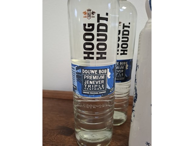 4x jubileumfles jenever hooghoudt - afbeelding 2 van  6