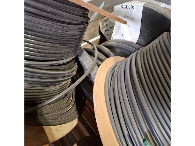 4x kabel op haspel, belden - afbeelding 8 van  9
