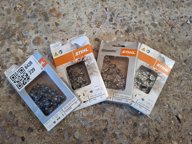 4x kettingzaag ketting stihl - afbeelding 1 van  2